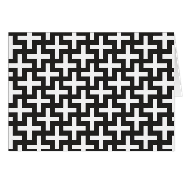 Black and White Geometric (Front Horizontal)