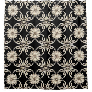 Black and white geometric pattern