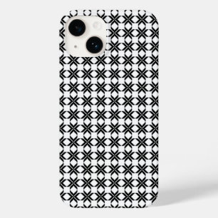 Black and white Geometric pattern Case-Mate iPhone 14 Case