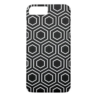 Black and White Geometric Pattern iPhone 7 Plus Ca iPhone 8 Plus/7 Plus Case