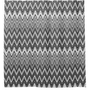 Black and white geometric zigzag pattern
