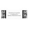 Black and White Gift Registry Insert Cards