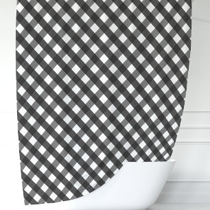 Black and White Gingham Plaid