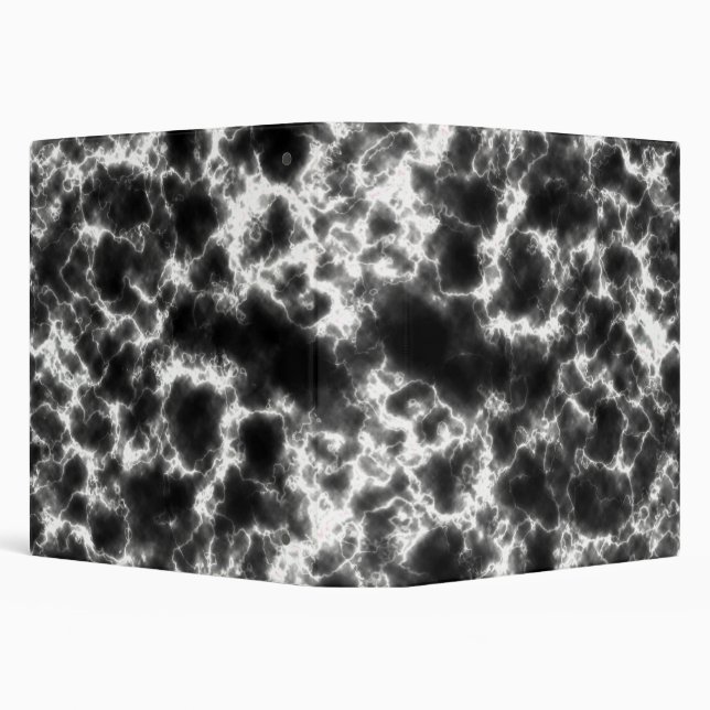 Black And  White Gold Marble Binder (Background)