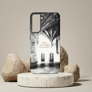 Black and White Gothic Architecture Sketch Samsung Galaxy Case
