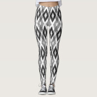Black and White Grunge Harlequin Pattern