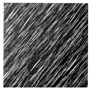 Black and White Grunge Pattern Tile