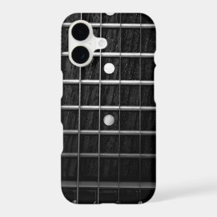 Black And White Guitar Fretboard Photograph