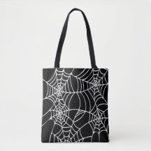 Black and white Halloween Spider Web Goth