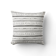 Black and White Hand Drawn Scandinavian Print