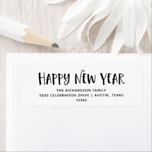 Black and White   Happy New Year