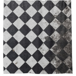 Black and white harlequin graphic