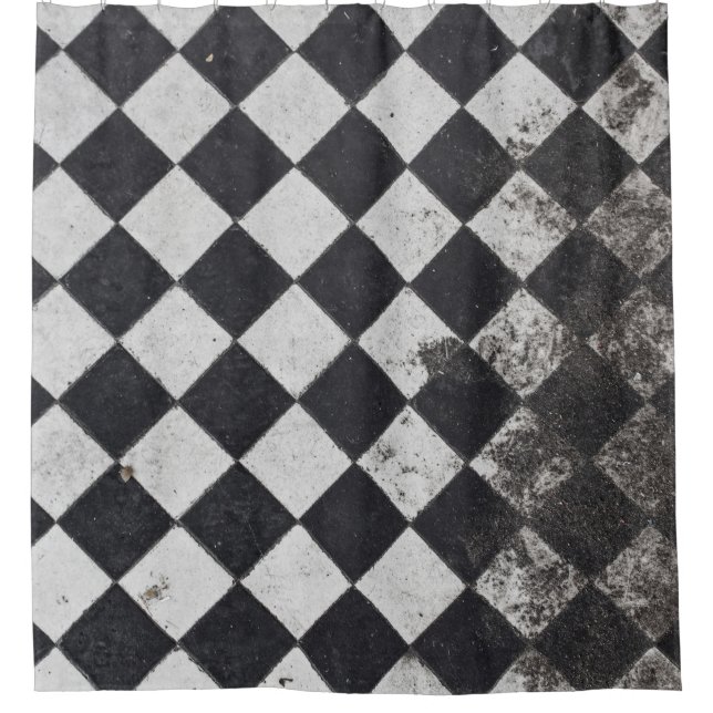 Black and white harlequin graphic (Front)