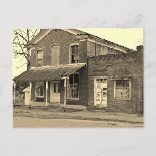 Black and White Historical Building Postcard