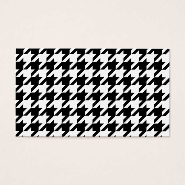 Black and White Houndstooth (Front)