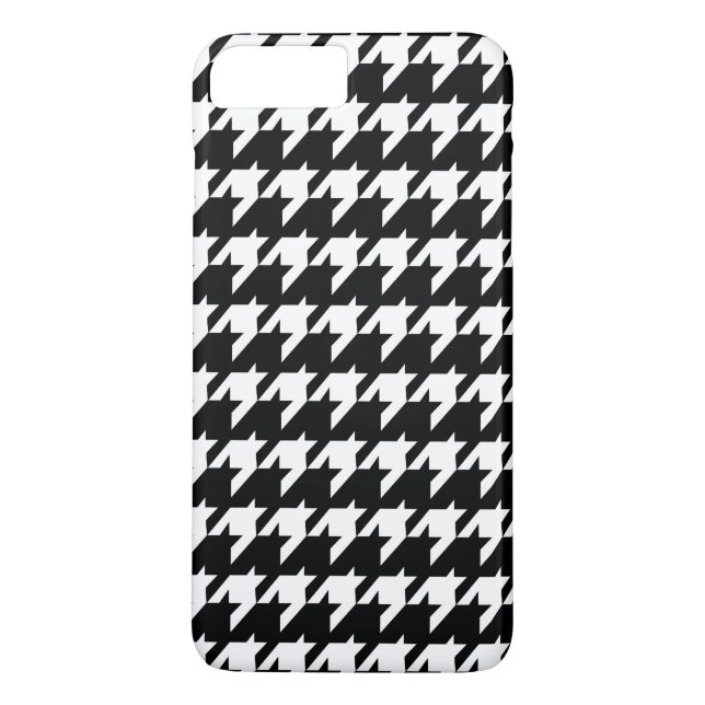 Black and white houndstooth Case-Mate iPhone case (Back)