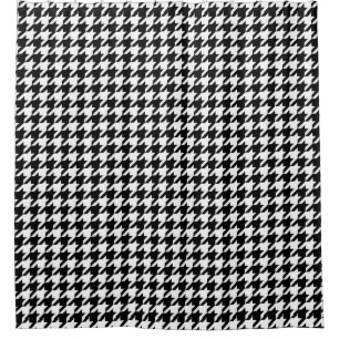 Black and White Houndstooth Check