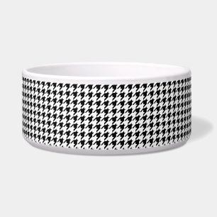 Black and White Houndstooth Dog