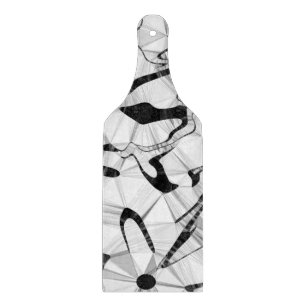 Black and White in Motion Chopping Board