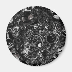 Black and White Infinity Magnet