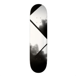 Black and White Ink Look Deck Customizable Skateboard