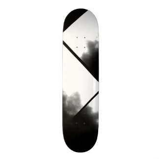 Black and White Ink Look Deck Customizable Skateboard