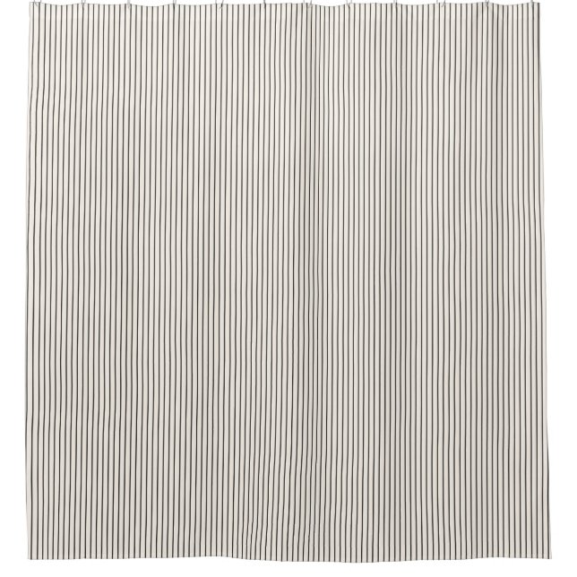 Black and White Ivory Stripes Pattern Retro  (Front)