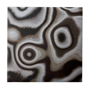 Black and white Jasper stone Tile