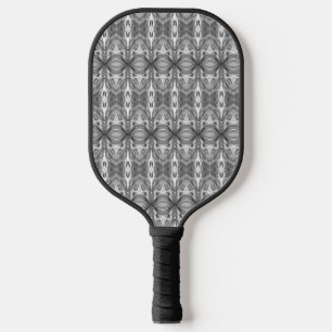 Black and White Kaleidoscope / Tie-Dye Pattern  Pickleball Paddle