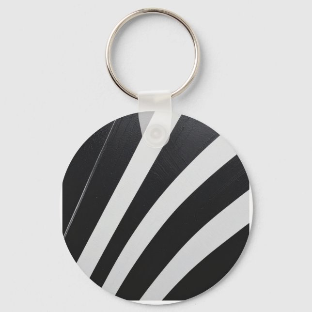 black and white keychain (Front)