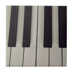 Black and White Keys Tile