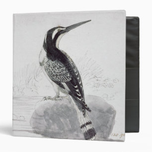 Black and White Kingfisher Binder