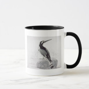 Black and White Kingfisher Mug