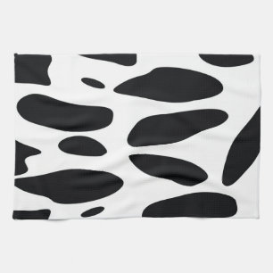BLACK AND WHITE KITCHEN TOWEL