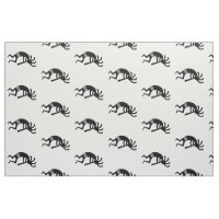 Black And White Kokopelli Pattern Southwest Design