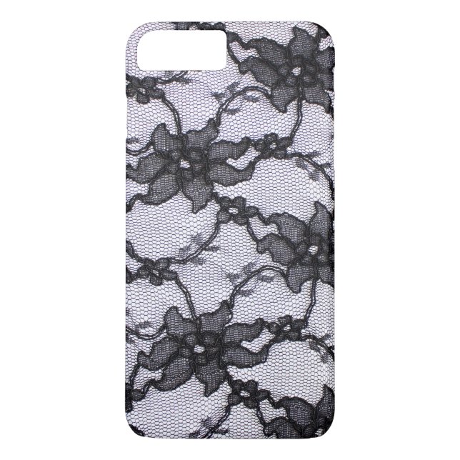 Black And White Lace Case-Mate iPhone Case (Back)