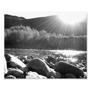 Black And White Landscape 5.png Photo Print