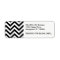 Black and White Large Chevron ZigZag Pattern