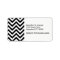 Black and White Large Chevron ZigZag Pattern