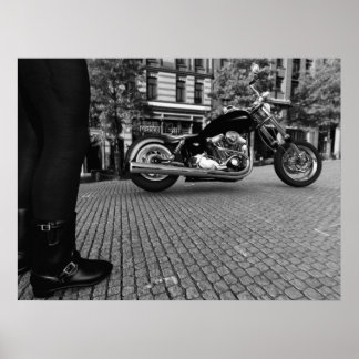 Black and White) - LARGE Poster