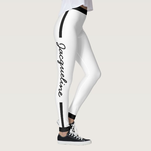 Black and White Leggings (Right)