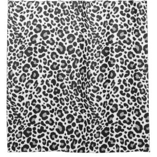 Black And White Leopard Animal Pattern