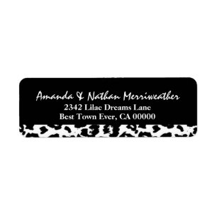 Black and White Leopard V003