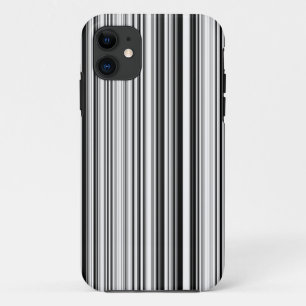 Black And White Lines iPhone 11 Case