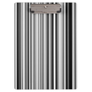 Black And White Lines Clipboard