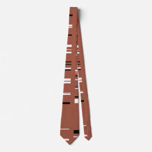 Black and White Lines Tie