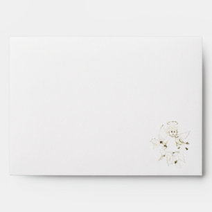 Black and White Little Angel II Envelopes