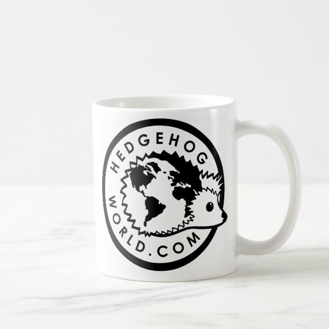 black and white logo mug (Right)