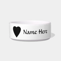 Black and White Love Heart Design.