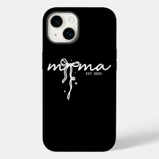 Black and White Mama Est Personalized Case-Mate iPhone 14 Case